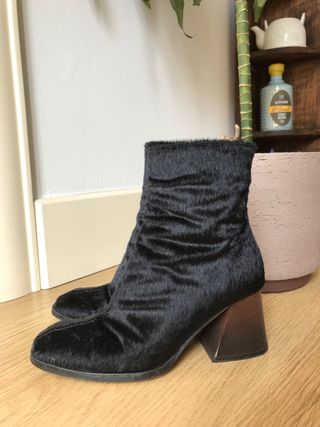 Isolda Recycled Polyester Vegan Suede Lace-up Boots | Black by Mireia Playà  - Immaculate Vegan