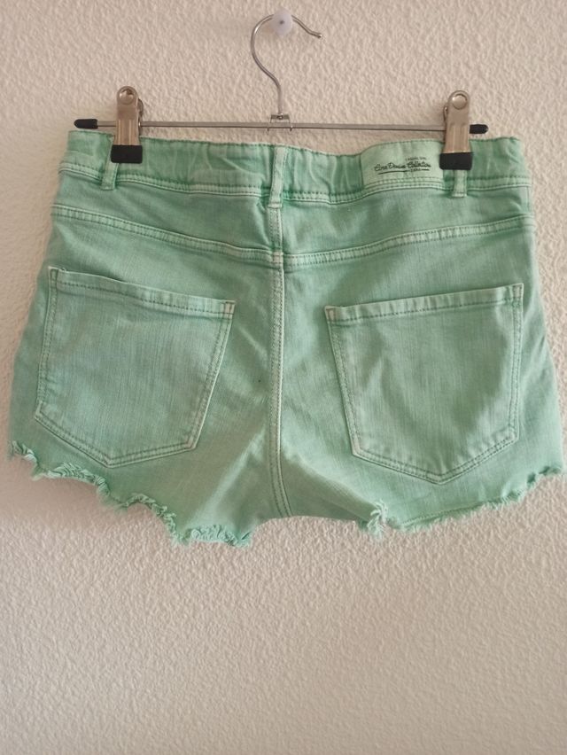 short vaquero niña 11/12 zara