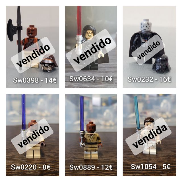 Figuras lego star wars