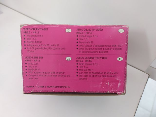 Objetivo-set video camara para acople M27-M36-M37