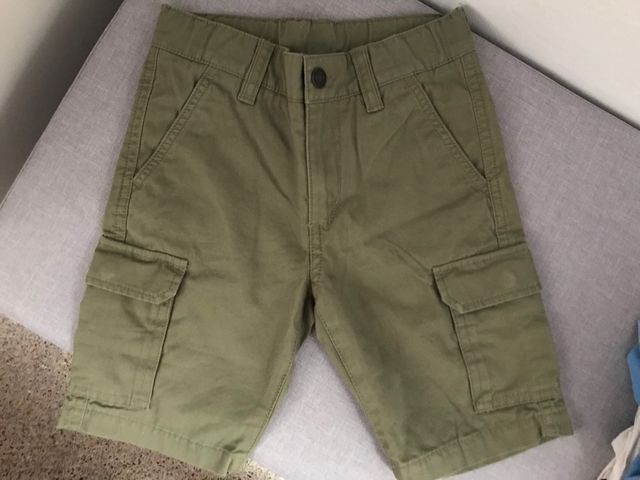 Bermudas niño verde talla 3-4