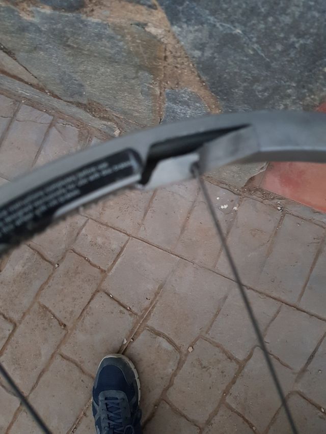 Buje trasero XTR M960 y radios, aro dañado