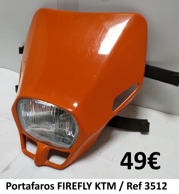 Portafaros y PortamatriculaMoto de Enduro / X44 BP