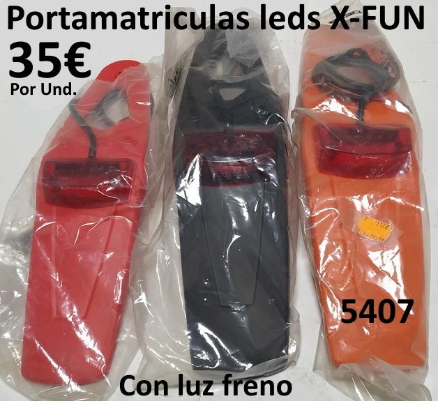 Portafaros y PortamatriculaMoto de Enduro / X44 BP