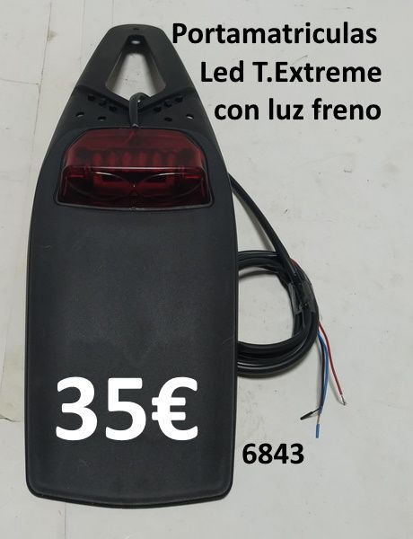 Portafaros y PortamatriculaMoto de Enduro / X44 BP