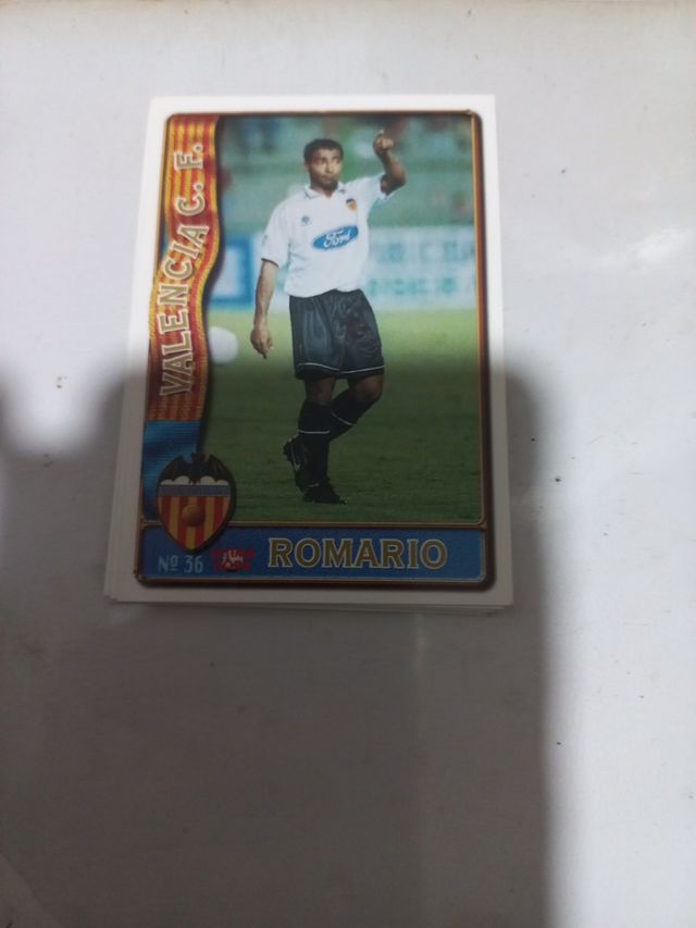 cromo romario temporada 96/97