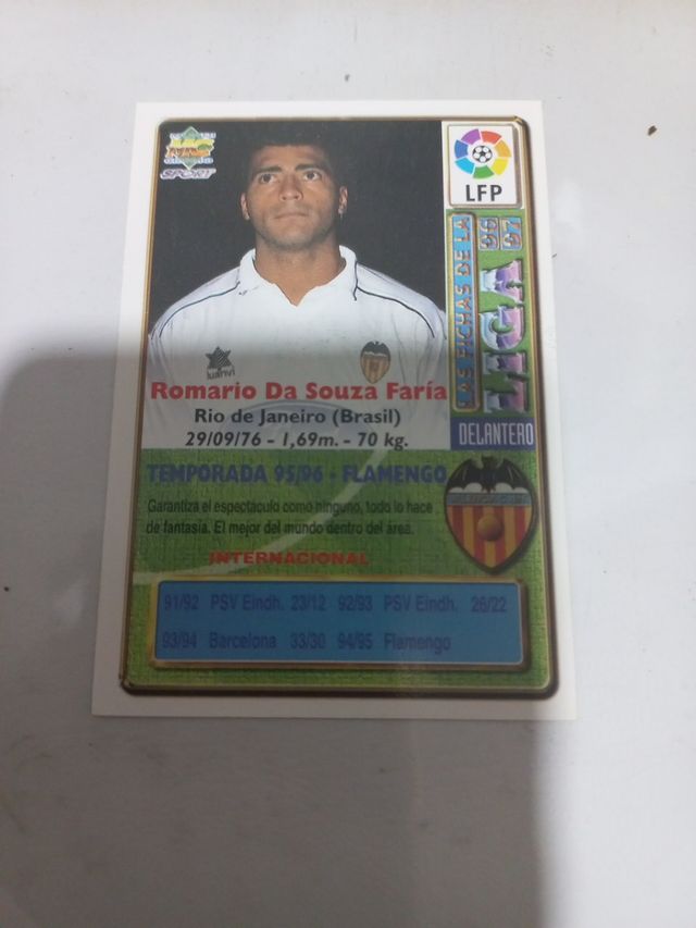 cromo romario temporada 96/97