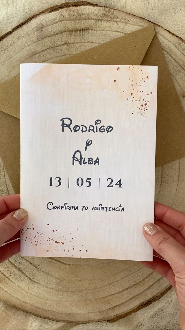 Invitaciones boda Disney