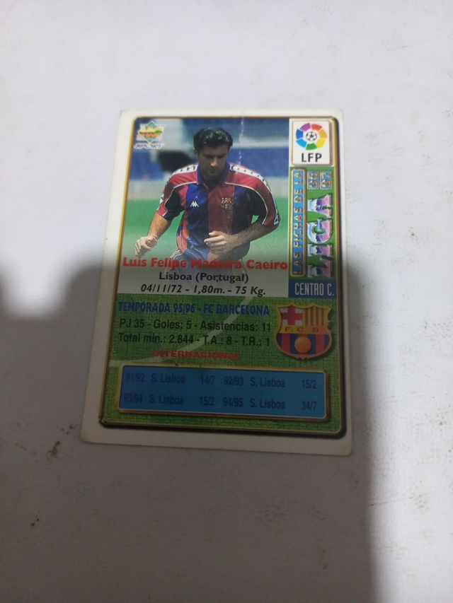 cromo luis figo temporada 96/97