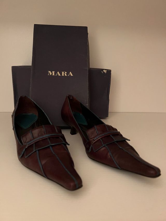 Zapatos de piel marron