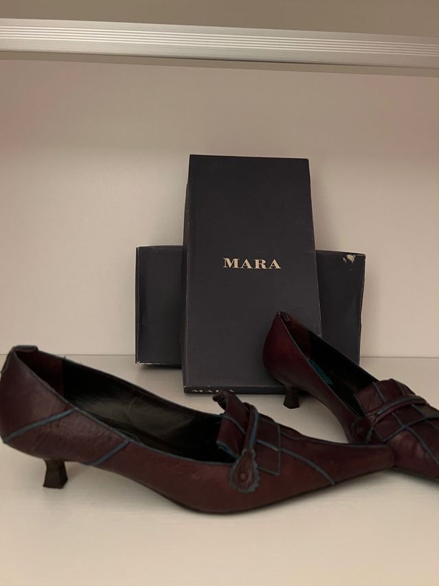 Zapatos de piel marron