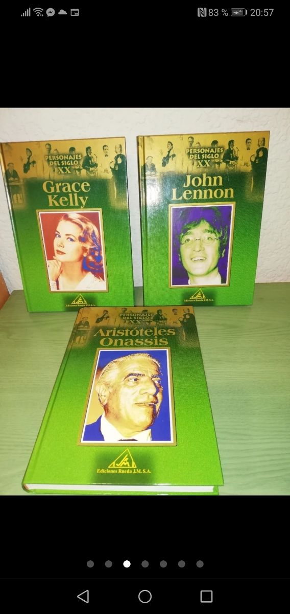 Enciclopedia 3 tomos Biografias Siglo XX