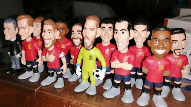 Figurine della squadra nazionale Spagnola
