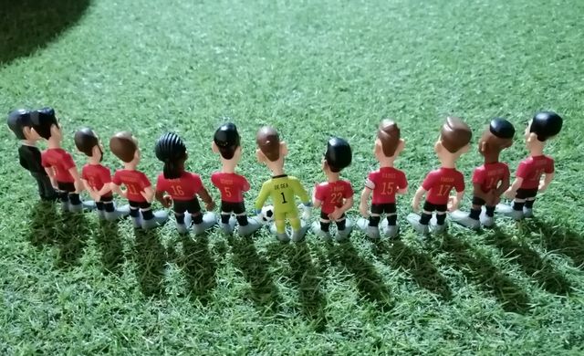Figurine della squadra nazionale Spagnola