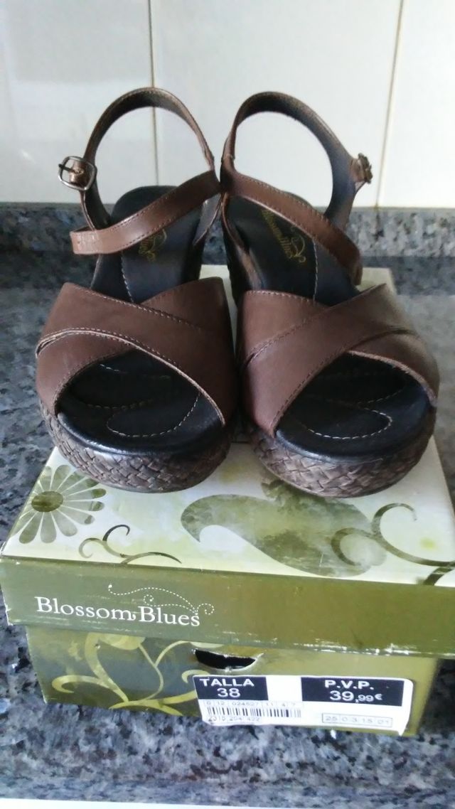 Sandalias 38 Marrón
