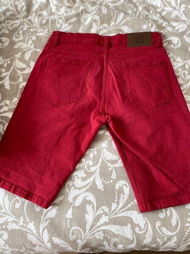 Bermuda  chico rojo vino