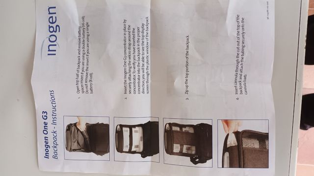 Concentrador de oxígeno portatil