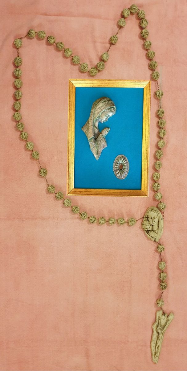 Rosario decorativo grande+Regalo cuadro Virgen