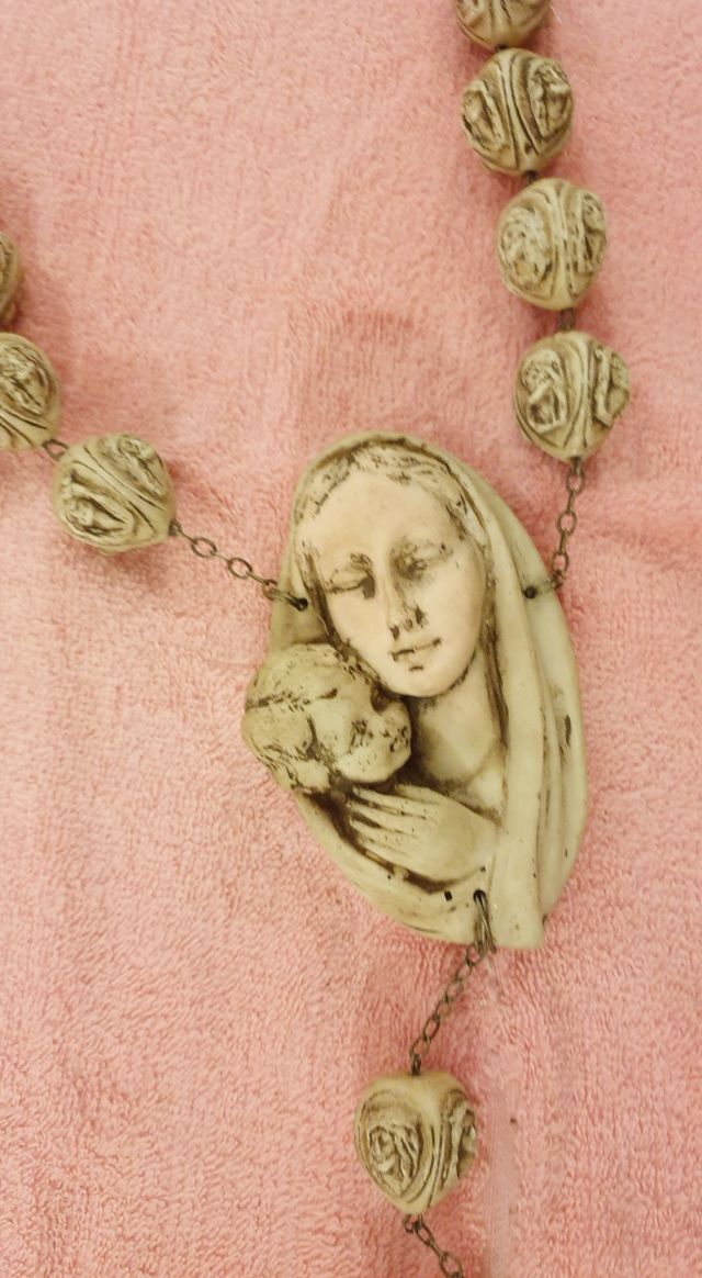 Rosario decorativo grande+Regalo cuadro Virgen