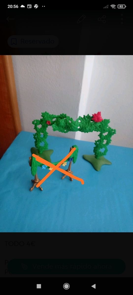 Decorazione floreale Playmobil 