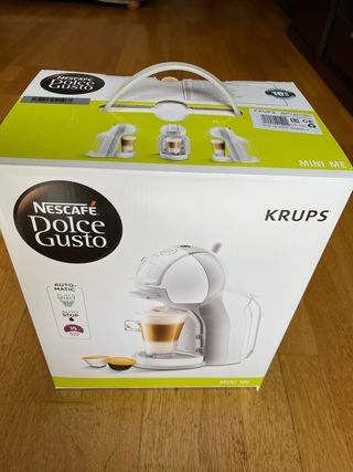 CAFETERA DOLCE GUSTO AUTOMATICA MINIME KP1201SC BLANCA Y GRIS KRUPS