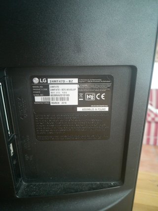 Monitor TV LED HD ready 24MT47D e digitale terrestre | LG Italia