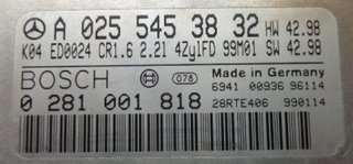 Centralita Motor  0281001818  0 281 001818