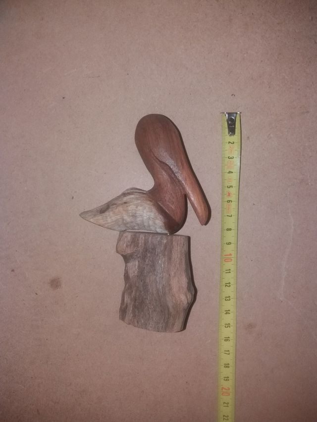 Pelícano artesanal vintage