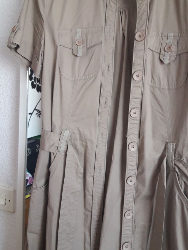 vestido mujer safari