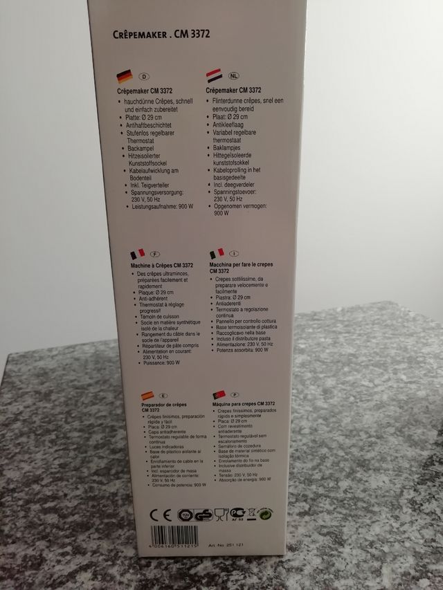 Crepiera elettrica - macchina per fare le crepes