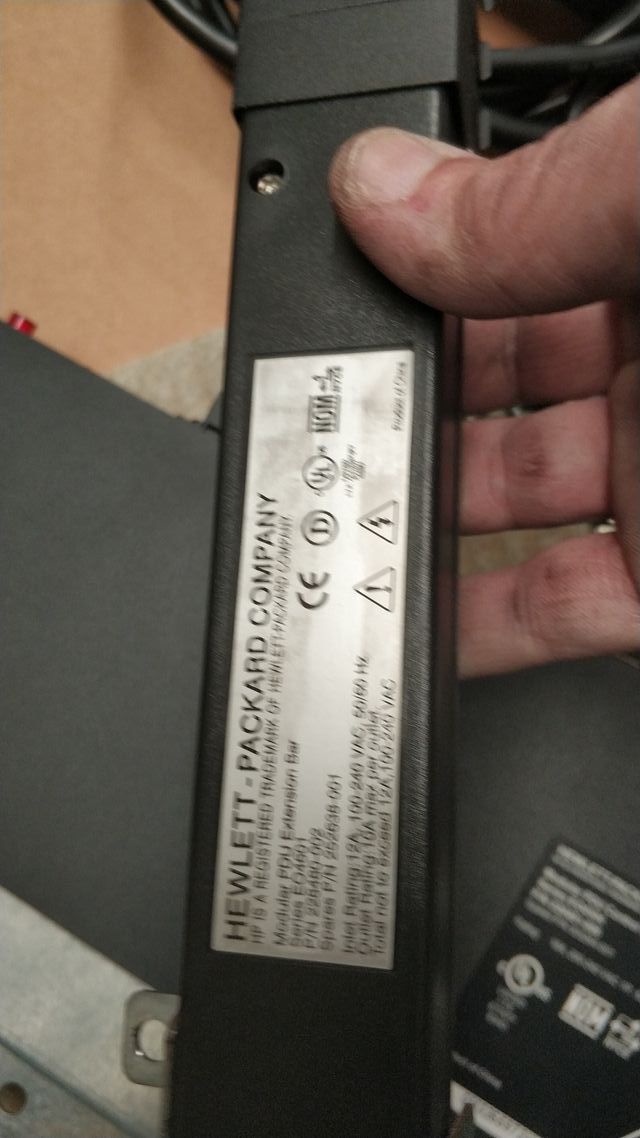 Kit de distribución de energía modular HP