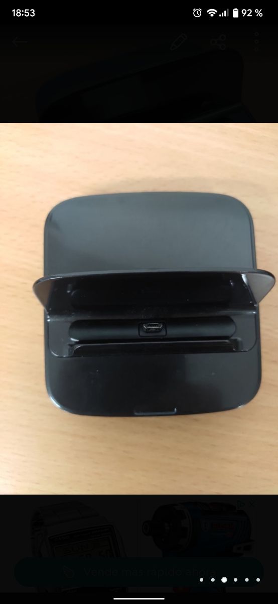 base de carga samsung micro USB plegable