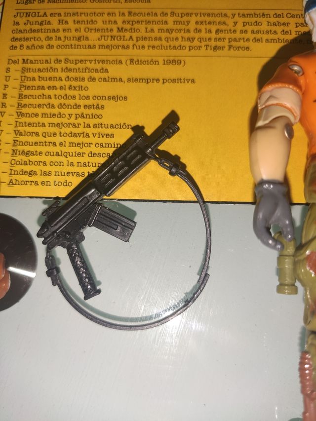 Gi Joe - JUNGLA / Outback Tiger Force con su ficha