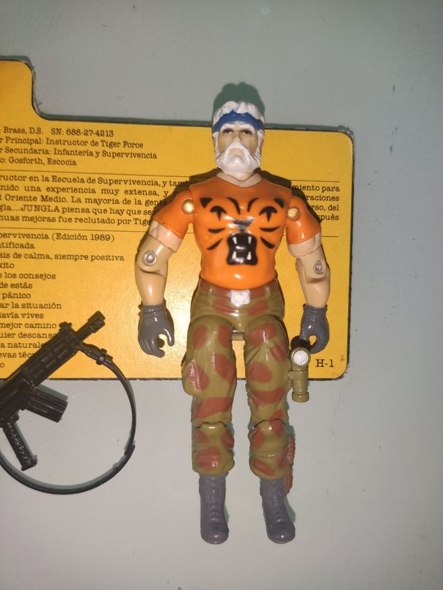 Gi Joe - JUNGLA / Outback Tiger Force con su ficha