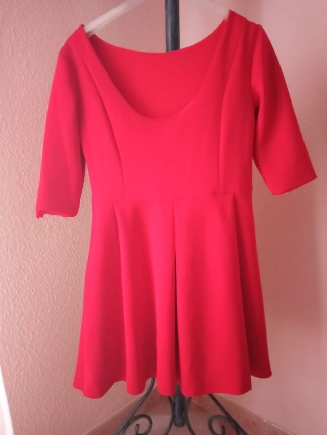 vestido ROJO verano 42