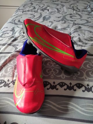 Bota nike superfly 6 club mg naranja-negra