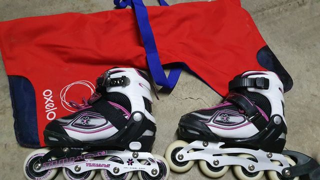 patines TIJUANA talla 31 a 34 + casco + bolsa