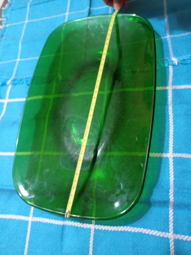 Bandeja grande vidrio Vereco verde