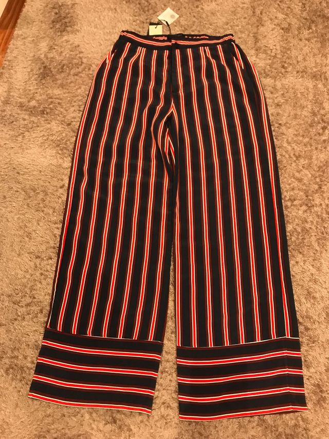 Conjunto pijamero blusa y pantalón fluido