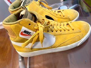 Zapatillas nike blazer mid 77 con cremallera de segunda mano por 25 EUR en  Madrid en WALLAPOP
