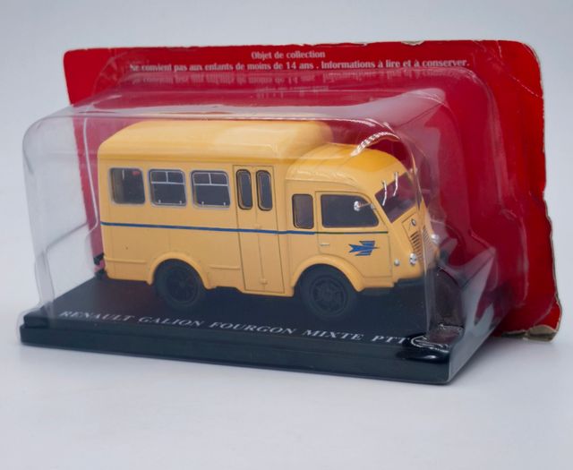 RENAULT GALION FOURGON MIXTE PTT 1/43 HACHETTE