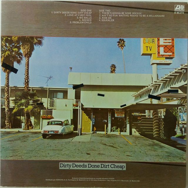 AC/DC-, DIRTY DEEDS DONE DIRT CHEAP-, LP VINILO 12