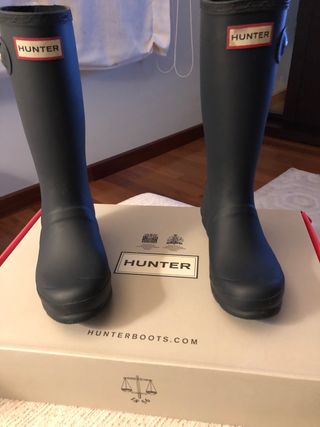 Botas Hunter niños de segunda mano en WALLAPOP