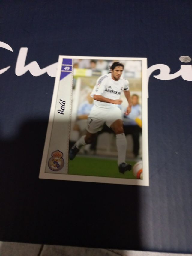 cromo raul real madrid fichas 2007