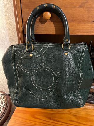 Bolso verde botella PG piel de segunda mano por 180 EUR en Getafe en  WALLAPOP