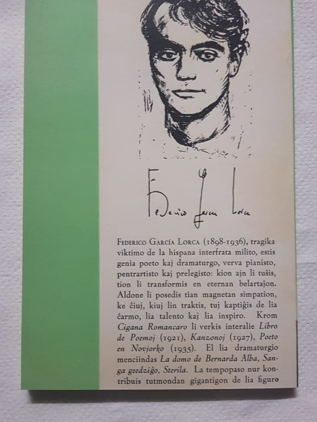 Cigana romancaro - Federico García Lorca
