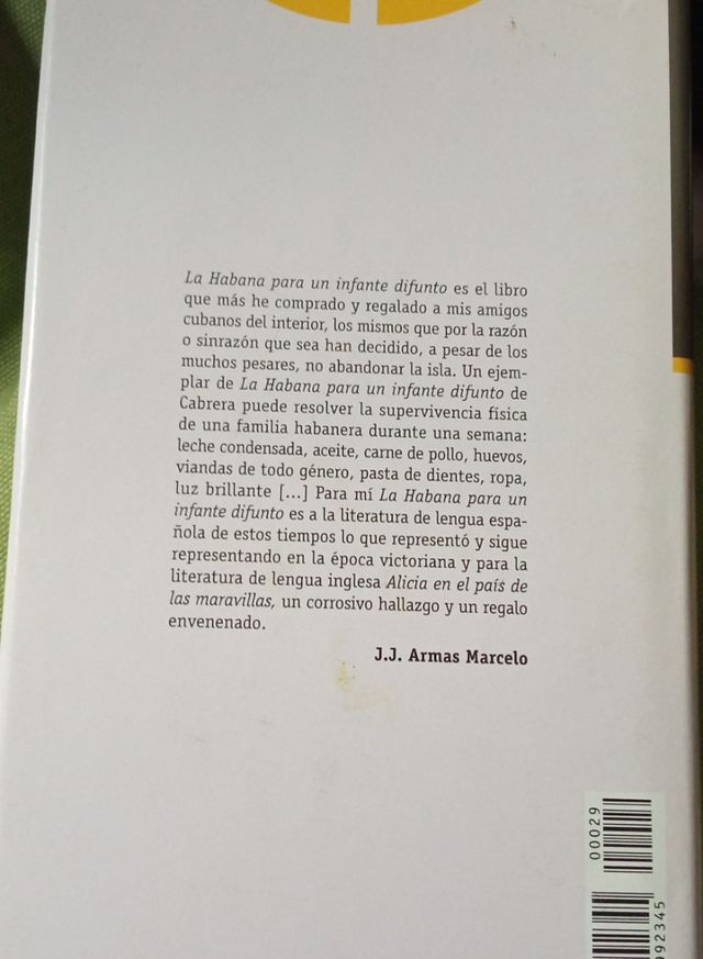 la Habana para un infante difunto