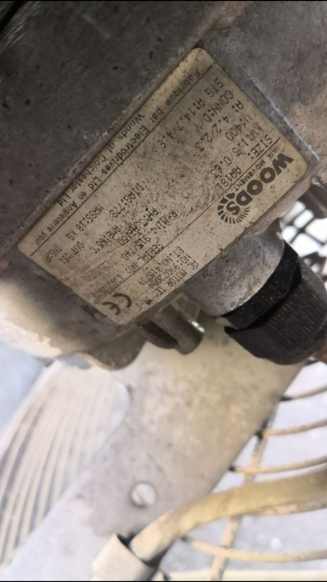 ventilador/extracción 12.500m