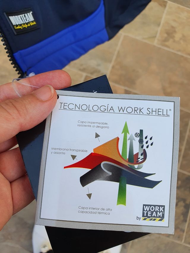 Chaqueta Work Shell NUEVA