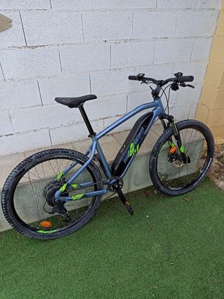 Bicicleta Eléctrica De Montaña Ebike 27,5 Aluminio Rockrider ST 100 Azul |  asworld.tech